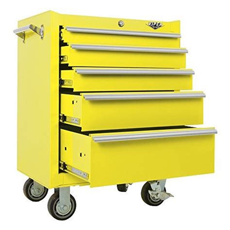 Viper Tool Storage V2605YWR 26-Inch 5-Drawer 18G Steel Rolling Tool ...