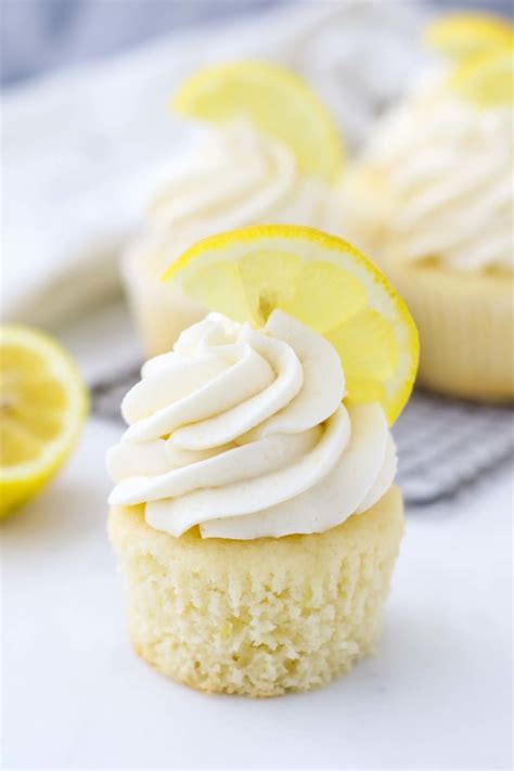 Homemade Lemon Cupcakes Recipe - Food Fanatic