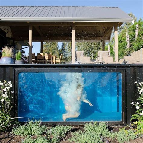 This Shipping Container Pool Is The Coolest New Trend If You Have The Garden For It