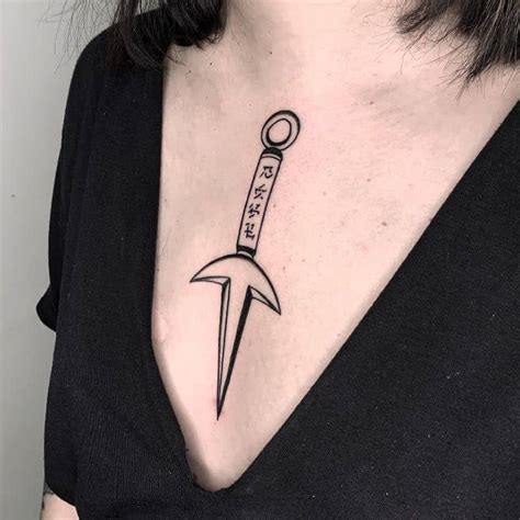 Minato’s Kunai Tattoo by @hendygaia - Tattoogrid.net