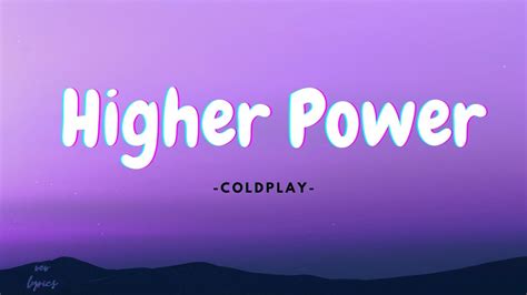 Coldplay - Higher Power [Lyrics] - YouTube