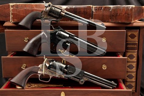 US Bicentennial Cased Colt Set Python, Single Action Army & Dragoon ...