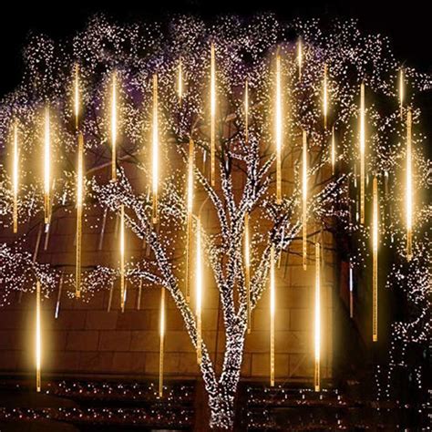 Solar String Lights Outdoor Waterproof White / Bule / Warm Solar Christmas Tree Lights, 8 Tubes ...