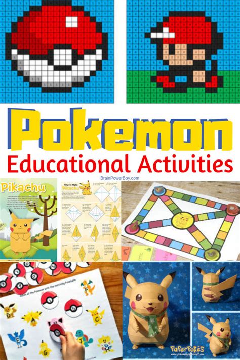 Pokemon Learning Activities They Will WANT To Do!