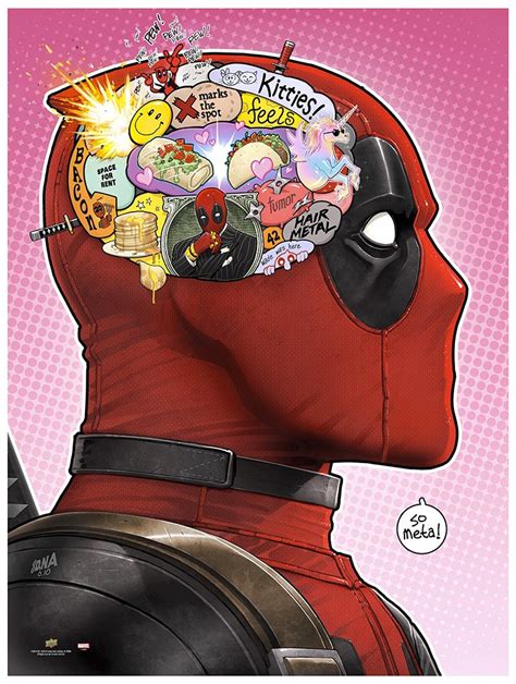 David Nakayama - Deadpool's Brain Limited Print