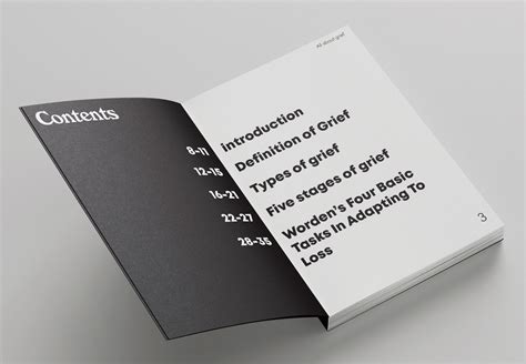 all about grief | book on Behance