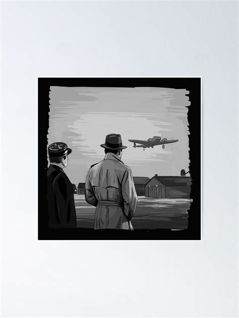 "Casablanca ending Scene" Poster for Sale by BryceSadler | Redbubble