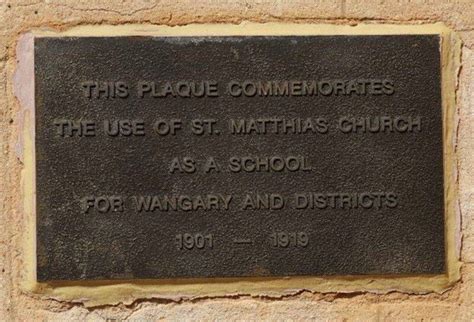 Use of St Matthias Church | Monument Australia