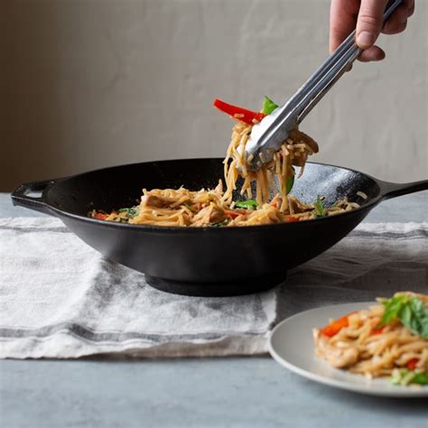 Lodge Chef Collection Cast-Iron Wok, 12" | Williams Sonoma