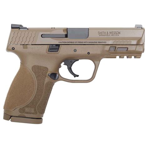 Smith & Wesson M&P 9 M2.0 Compact 9mm Luger 4in FDE Pistol - 15+1 Rounds - Tan | Sportsman's ...