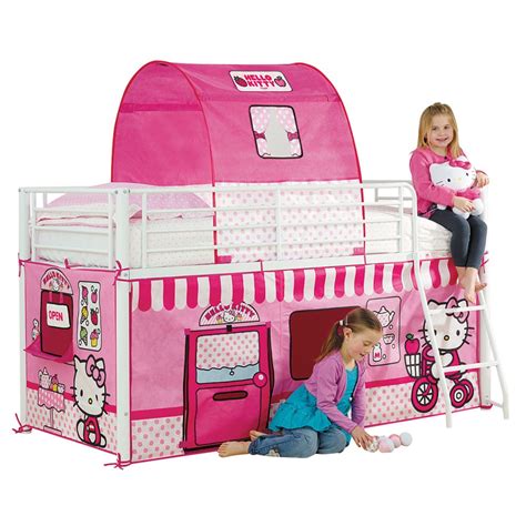 HELLO KITTY MID SLEEPER CABIN BED TENT NEW BOXED | eBay