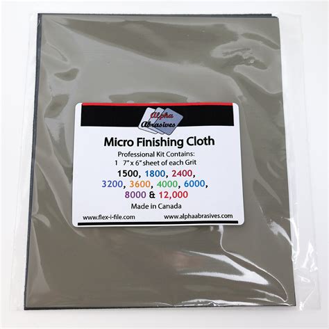 #4050 Extra Large Micro Cloth Abrasive Sheets – Flex-I-File