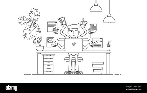 Workspace layout Black and White Stock Photos & Images - Alamy