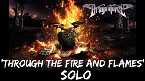 Dragonforce - 'Through The Fire And Flames' - Solo & Backing Track - YouTube