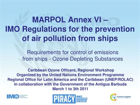 PPT - MARPOL Annex VI – IMO Regulations for the prevention of air pollution from ships ...