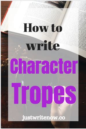 How to write character tropes. | Writing, Creative writing tips, Character tropes