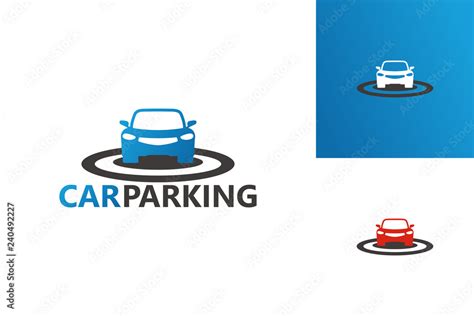 Car Parking Logo Template Design Vector, Emblem, Design Concept, Creative Symbol, Icon Stock ...