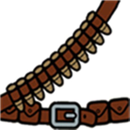 Vector Bullet Belt Svg Library Library - Roblox Ammo Belt T Shirt - (420x420) Png Clipart Download