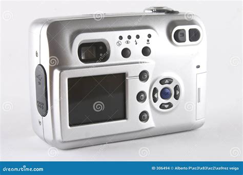 Digital camera back stock photo. Image of flash, black - 306494