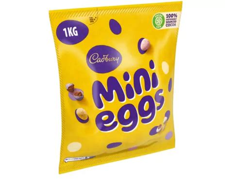 CADBURY DAIRY MILK Chocolate Mini Eggs Easter 1KG Bag Free Fast ...