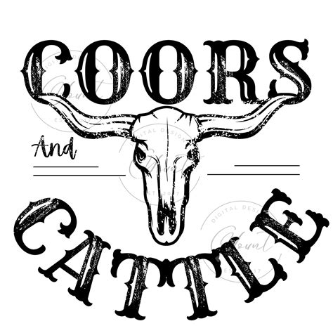 Coors & Cattle PNG - Etsy