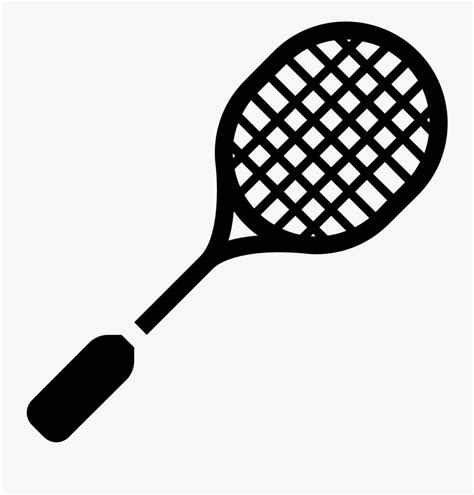 Racket Clipart Vector - Squash Icon , Free Transparent Clipart - ClipartKey