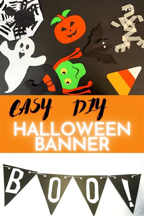 DIY HALLOWEEN BUNTING BANNER |Brightkidfun|