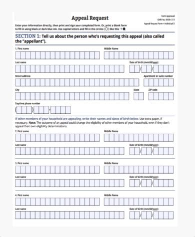 FREE 8+ Sample Social Security Appeal Forms in PDF