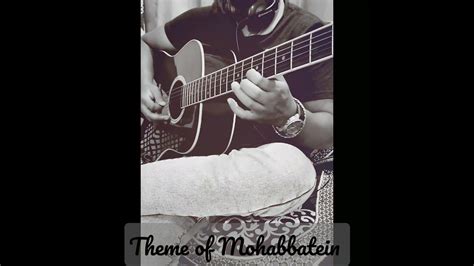 Theme of Mohabbatein || Guitar Instrumental || #Shorts Chords - Chordify