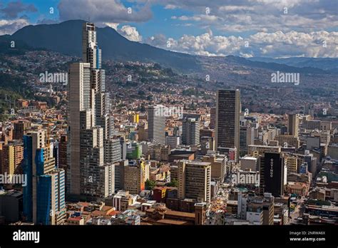 Skyline, downtown, Bogota, Colombia Stock Photo - Alamy