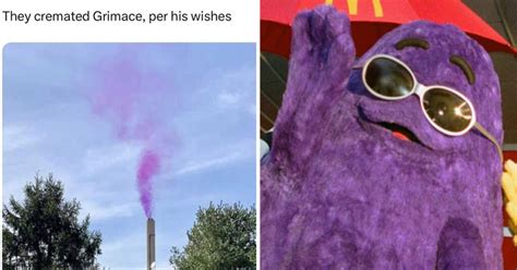 McDonald's Says Grimace's Birthday Month Is Over, But The Funny Grimace ...