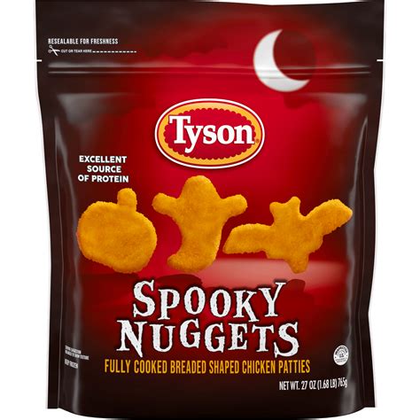 Tyson's Spooky Chicken Nuggets Are Now In Grocery Store Freezer Aisles