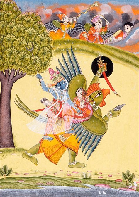 Garuda | Vedic deity, Mount of Vishnu, Eagle-man | Britannica