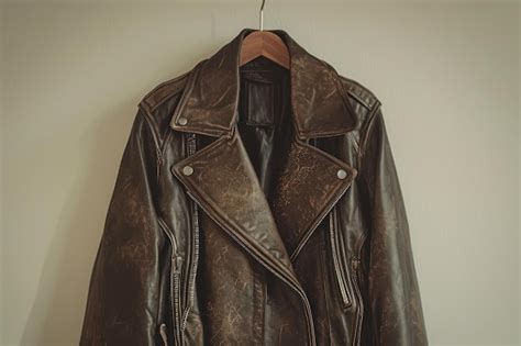 Premium Photo | Old vintage leather casual jacket