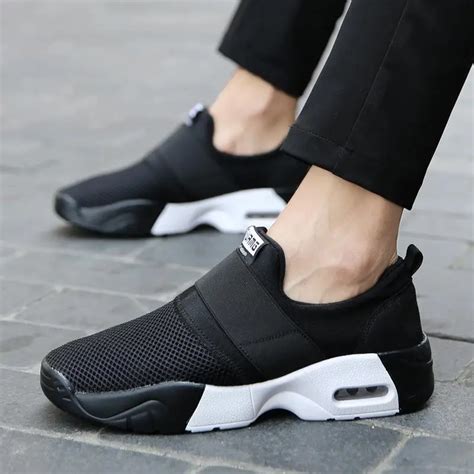 Spring Designer Wedges Black Platform Sneakers Women Shoes 2018 Tenis Feminino Casual Air Mesh ...