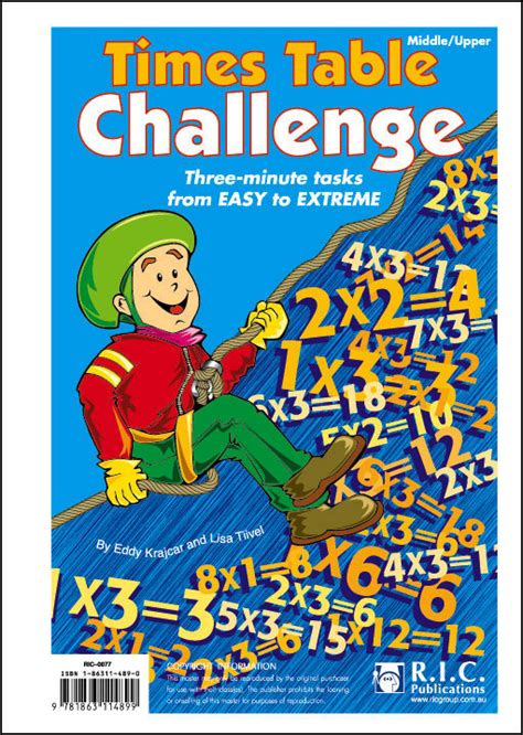 Times Table Challenge - R.I.C. Publications (RIC-0077) Educational Resources and Supplies ...