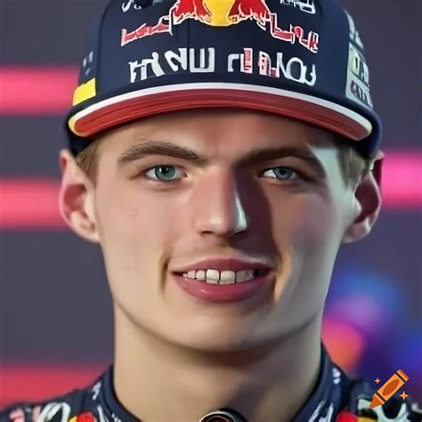 Max verstappen with a red bull formula one car