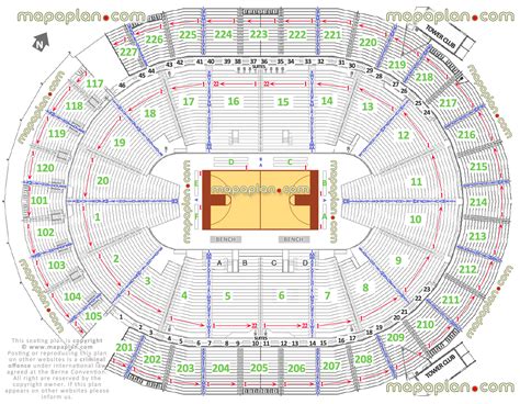 Key Arena Seating Chart With Seat Numbers | Elcho Table