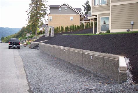 Cast concrete vs. stacked stone retaining walls | Custom Concrete