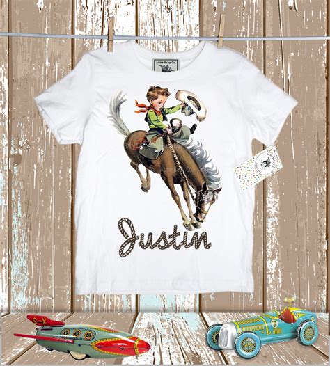 Custom Cowboy Children's Shirt | Cowboy birthday party, Cowboy birthday ...