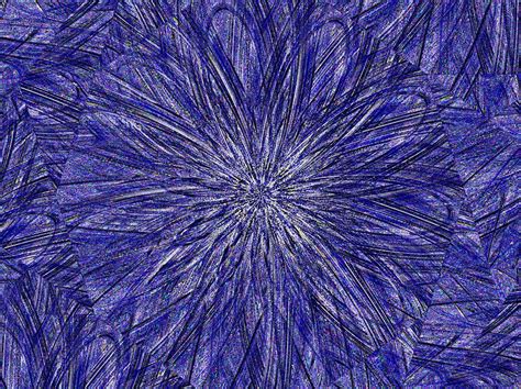 Abstract Lylek Indigo Blue Digital Art by Marjan Mencin - Fine Art America