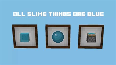 Blue Slime Minecraft Texture Pack