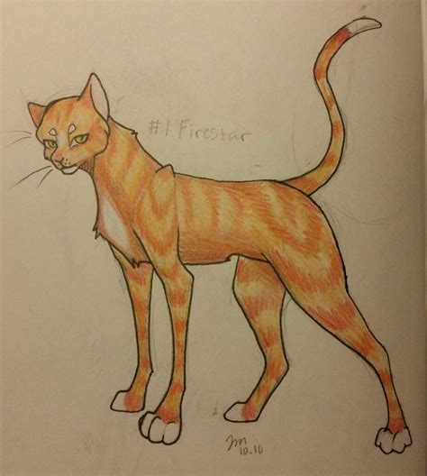 Warrior Cats How To Draw Firestar