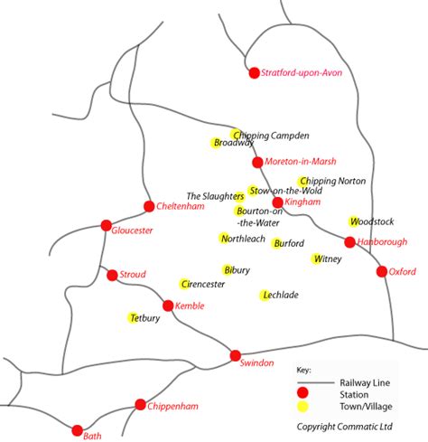 Cotswolds Map