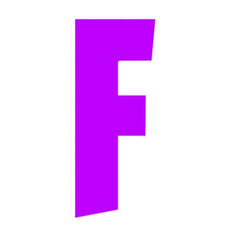 Fortnite F purple logo transparent PNG - StickPNG