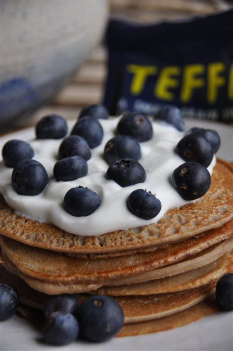 Cinnamon Teff Pancakes - Teff Tribe | Teff pancakes, Food, Peanut ...