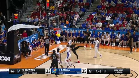 Kansas Jayhawks vs. Howard Bison: 1st Half Highlights | Flipboard