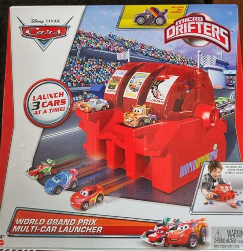 DISNEY CARS MICRO DRIFTERS WORLD GRAND PRIX MULTI CAR LAUNCHER, Hobbies & Toys, Toys & Games on ...