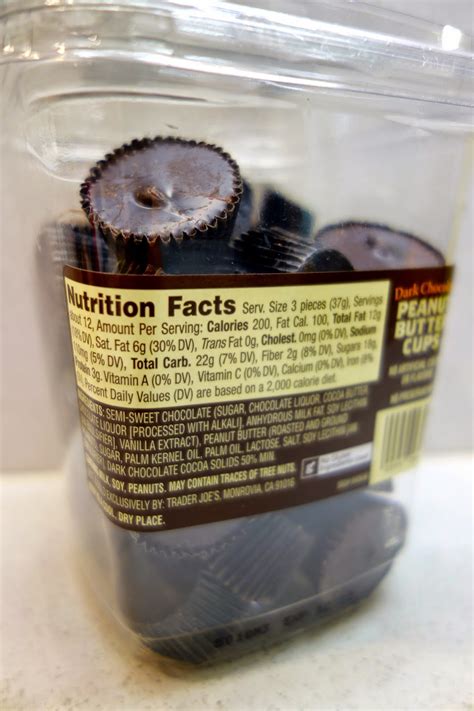 Trader Joe's Dark Chocolate Peanut Butter Cups