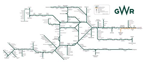 First Great Western Network Map – Verjaardag Vrouw 2020